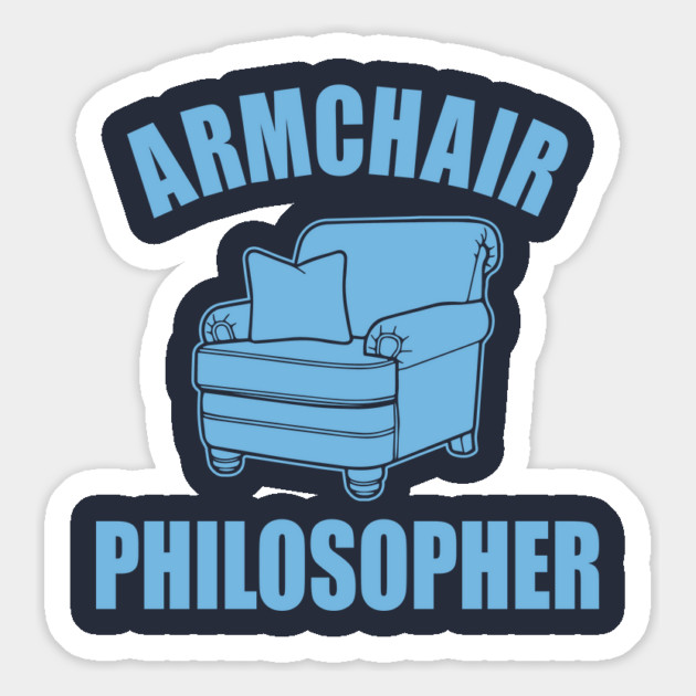 Armchair Philosopher Magnet by Cosmo Gazoo