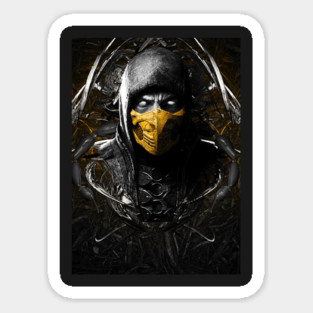 Mortal Kombat X Scorpion Sticker