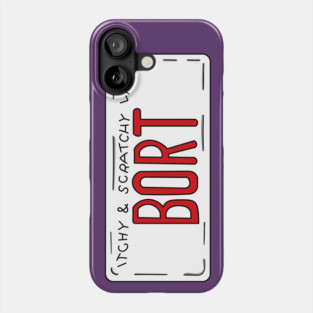 Bort License Plate Phone Case