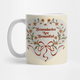 Boundaries Are Beautiful Mug
