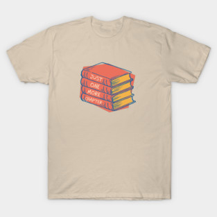 Just One More Chapter | Avid Reader Book Stack T-Shirt