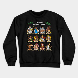 Ancient Greek Gods Crewneck Sweatshirt