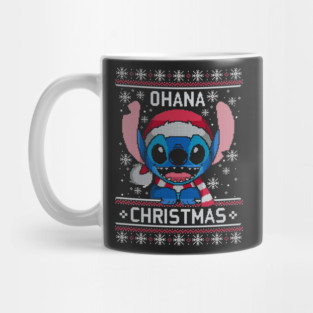 Ohana Christmas ugly sweater Mug