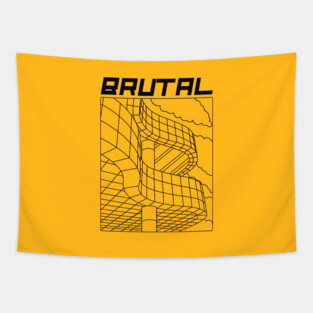 Brutal Architecture, Architects, Builders, Designers Gift Tapestry