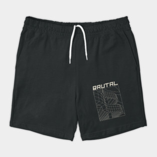Brutal Architecture, Architects, Builders, Designers Gift Shorts