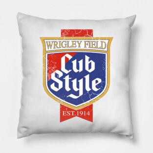 Cub Style Vintage Chicago Pillow