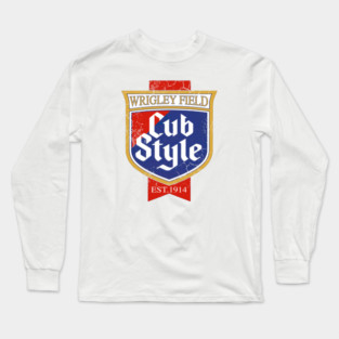 Cub Style Vintage Chicago Long Sleeve T-Shirt