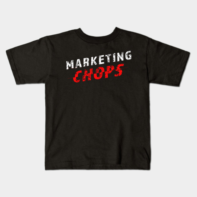Marketing Chops Kids T-Shirt by alblais