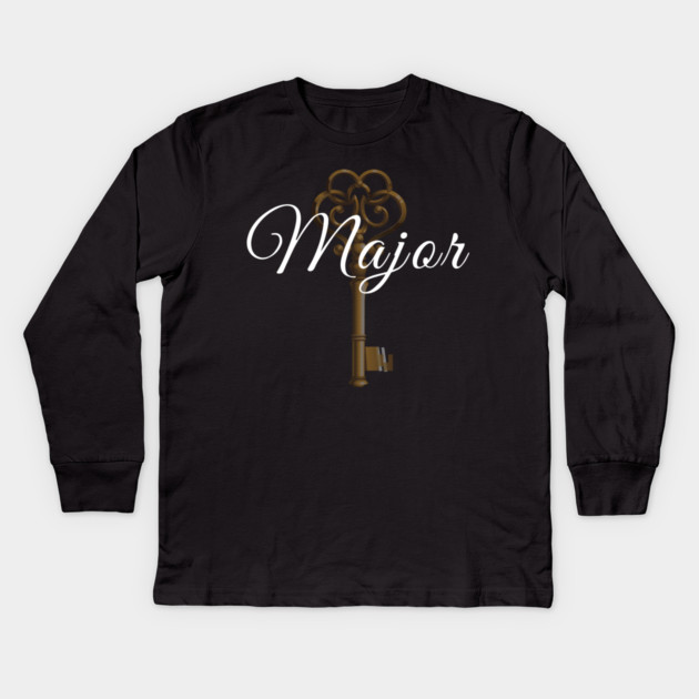Major Key Kids Long Sleeve T-Shirt by alblais