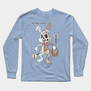 EASTER BUNNY ANATOMY Long Sleeve T-Shirt