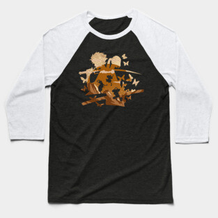 Funky Samurais Baseball T-Shirt