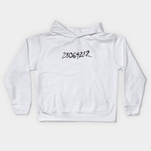 Donnie Darko Numbers Kids Hoodie