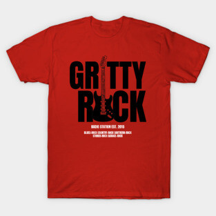 Gritty Rock Radio classic logo T-Shirt