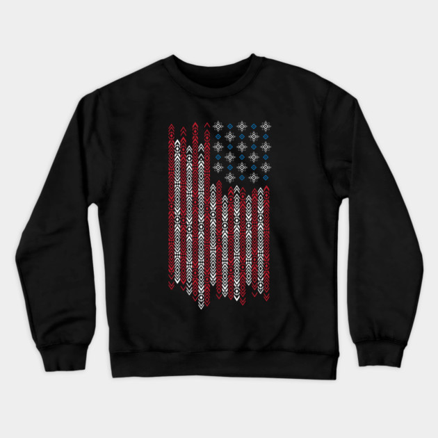 Native Patriots Crewneck Sweatshirt by StevenToang