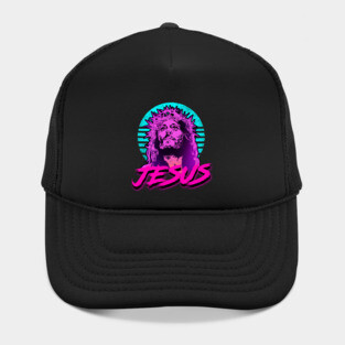 Jesus Retrowave Hat