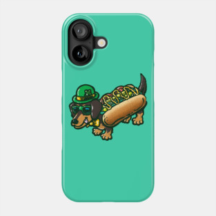 St Patricks Day Chicago Dog Phone Case