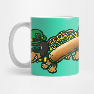St Patricks Day Chicago Dog Mug