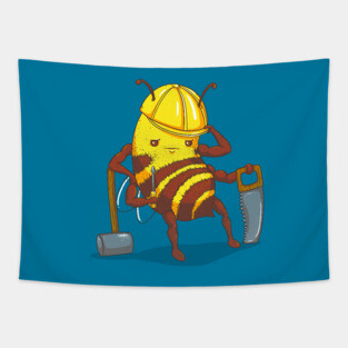 Worker Bee Tapestry