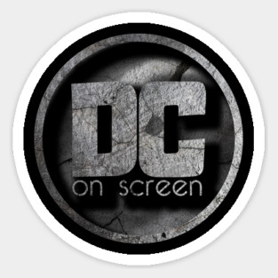 DC on SCREEN Logo (Knightmare) Sticker