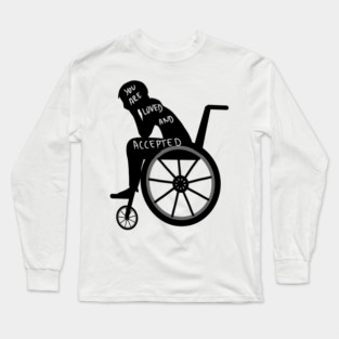 Disability girl Long Sleeve T-Shirt