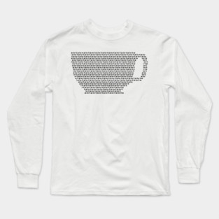 I love tea Phonetically | Linguistics Long Sleeve T-Shirt