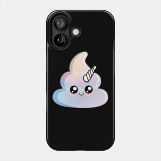 Cute Unicorn Poop Phone Case