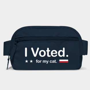 I Voted - for my cat. Bag