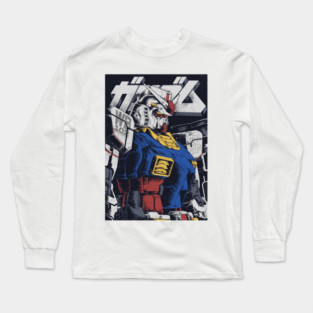 Retro Gundam Long Sleeve T-Shirt