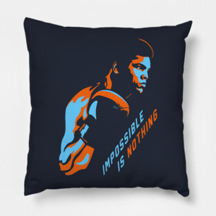 Impossible is Nothing - Muhammad Ali Tribute Pillow