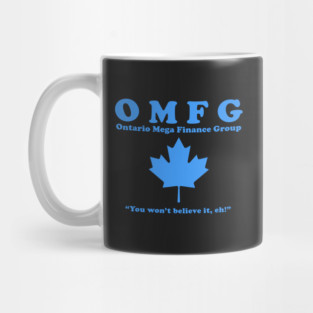 OMFG - Ontario Mega Finance Group IT Crowd Shirt Mug