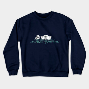 Shy Polar Bear Crewneck Sweatshirt