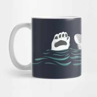 Shy Polar Bear Mug