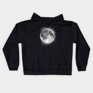 Full Moon and Stars Kids Hoodie