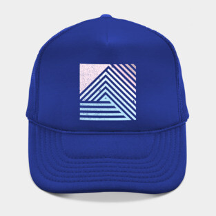 Abstract Geometric Retro Summit Hat