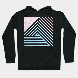 Abstract Geometric Retro Summit Hoodie