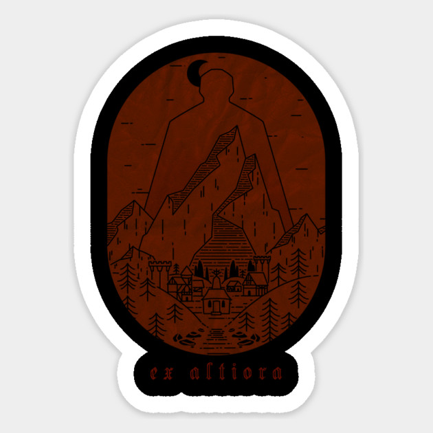 The Magnus Archives - Ex Altiora Sticker by Rusty Quill