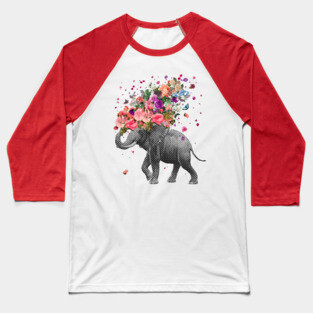 Elephant splash Baseball T-Shirt