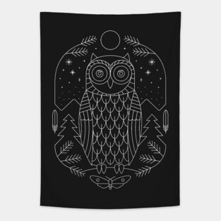 Night Life Tapestry