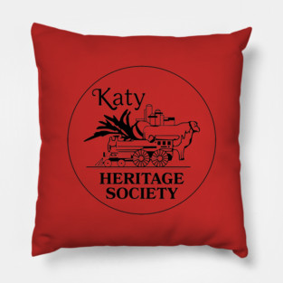 Katy Heritage Society Logo Pillow