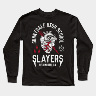 Sunnydale Slayers - Retro Horror High School Long Sleeve T-Shirt