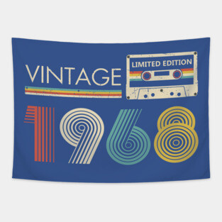Vintage 1968 Limited Edition Cassette Tapestry
