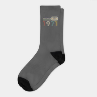 Vintage 1971 Limited Edition Cassette Socks