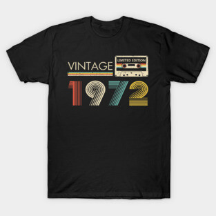 Vintage 1972 Limited Edition Cassette T-Shirt