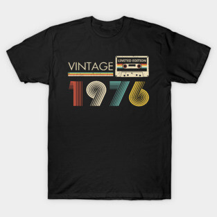 Vintage 1976 Limited Edition Cassette T-Shirt