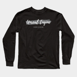 Unreal Engine Game Engine Paint Smear Long Sleeve T-Shirt