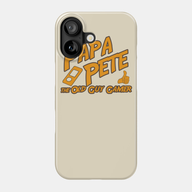 Papa Pete Text Logo #3 Phone Case by PapaPete