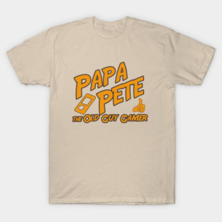 Papa Pete Text Logo #3 T-Shirt