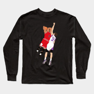 Derrick Rose Dunk On Goran Dragic Long Sleeve T-Shirt