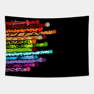 Damage Dice Tapestry