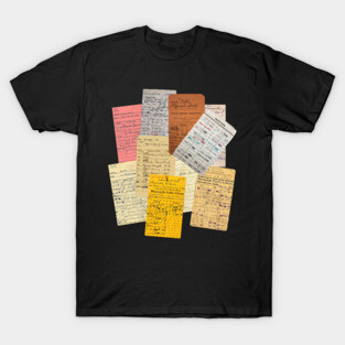 Vintage Library Book Cards // Bibliophile Reader Nostalgia Design T-Shirt